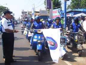 Dukung SBY, Scootermania Keliling Jawa-Madura