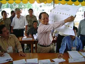 Warga Cilincing Pingsan Saat Simulasi Pilpres