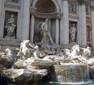 Fontana di Trevi dan Lempar Koin