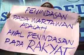 Protes Kekerasan, Wartawan Demo Tuntut SBY-Boediono Minta Maaf