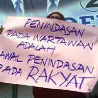Protes Kekerasan, Wartawan Demo Tuntut SBY-Boediono Minta Maaf