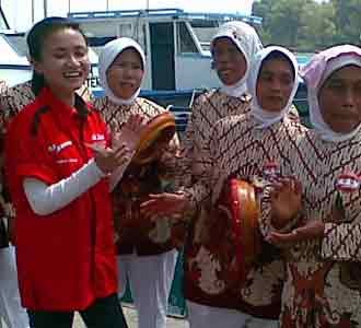Putri JK Kampanye di Pulau Seribu