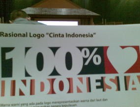 Kampanye 100% Aku Cinta Indonesia Tergusur  Pilpres