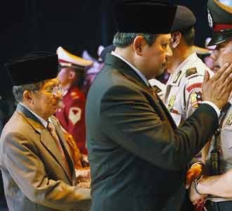 SBY-JK Hadiri HUT Bhayangkara