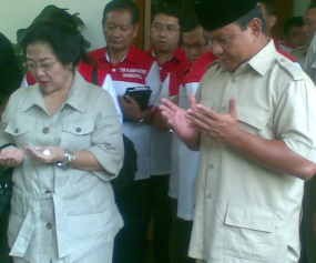 Suara Mega-Prabowo di LP Lowokwaru Mendominasi