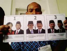 SBY-Boediono Berkumis di RSHS