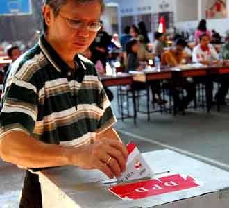 Pilpres di Kampung Pecinan, Makassar