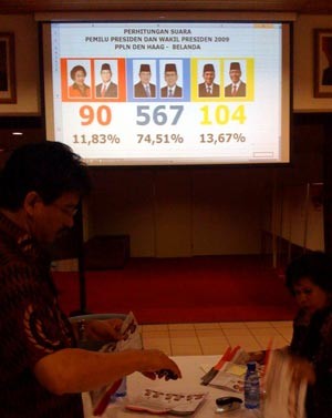 SBY-Boediono Menang Telak di Belanda