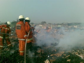 5 Mobil Ludes, Kerugian Ditaksir Rp 5 M