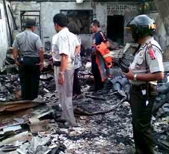 Gudang Thinner Dilalap Si Jago Merah