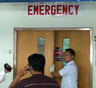 Sebelas Orang Luka Dibawa ke RS Jakarta