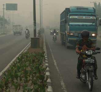 Pekanbaru Dikepung Asap