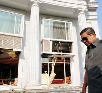 SBY ke Lokasi Ledakan