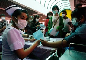 Bayi Terlahir Positif Flu Babi di Thailand 