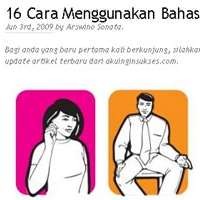 Pemenang Blog Award Minggu Keempat Juli 2009