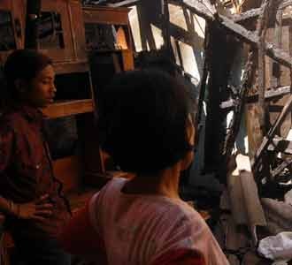Balita Main Api, Kontrakan Terbakar