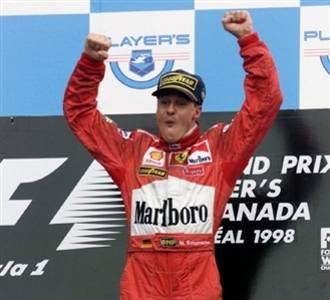 Schumacher Turun Gunung