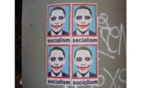 Poster Joker Obama Bertebaran di LA
