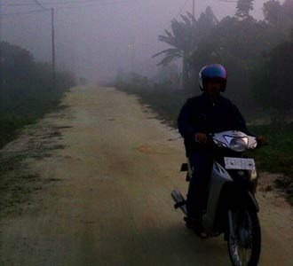 Asap Pekat Kepung Riau
