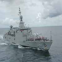 TNI AL dan AL Thailand Latihan Bersama 