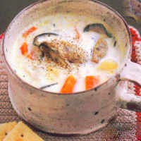 Sup Tiram Sayuran Gurih-Gurih Enak