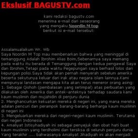 Bagus, Siswa SMK Pemasang Email Noordin Anak Yang Pintar & Rajin