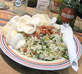 Nasi Hijau di Rumah Buku