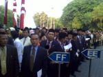 Peserta Upacara di Istana Merdeka Antre, Pemeriksaan Ketat