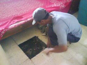 Rumah Warga Porong Kembali Ambles