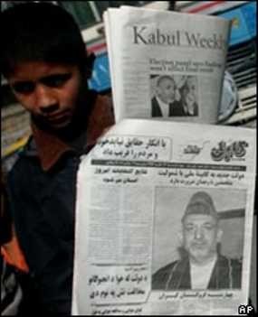 Kubu Hamid Karzai Klaim Menangi Pemilu Afghan