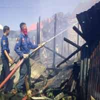 Kebakaran Tambak Mayor,  Api Diduga dari Tungku