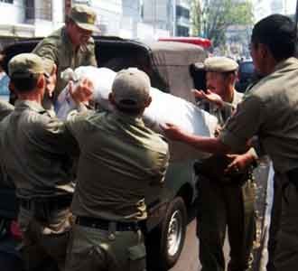 Satpol PP Bandung Razia PKL