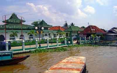 Masjid Jami Muara Ogan di Palembang