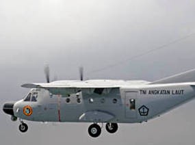 Pesawat TNI AL Patah Ban, Tapi Sudah Mengudara Lagi