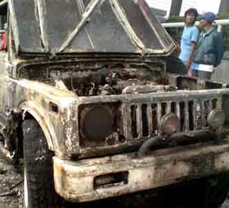 Suzuki Katana Ludes Terbakar