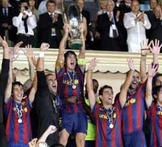 Barcelona Raih Piala Super Eropa