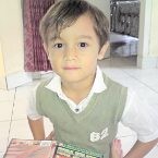 Irsan Ahmad, 4 Tahun; Lelaki; m
