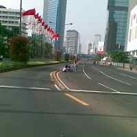 Warga Malas Keluar Rumah, Car Free Day Sudirman-Thamrin Sepi 