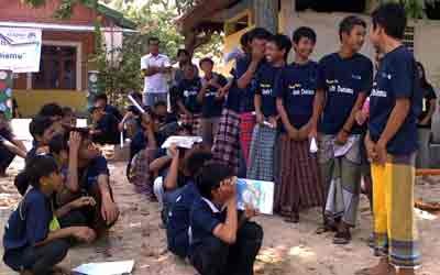 Korban Situ Gintung Ikuti Pesantren Alam 