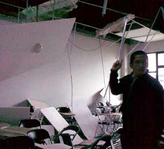 Gedung UPI Rusak Digoyang Gempa