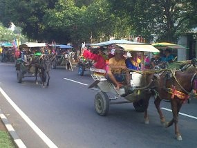120 Delman dan Ondel-Ondel Ramaikan Jakarta