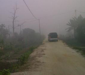 Palembang Diselemuti Kabut Asap