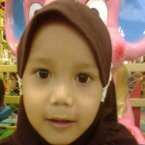 Mozha Fauzi, 3 Tahun; Perempuan; f