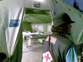 Puskesmas Hancur, Depkes Bangun RS Lapangan di Pangalengan