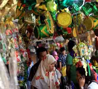 Pernak-pernik Lebaran Laku Keras