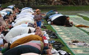 Jamaah Al Muhthor di Tulungagung Berlebaran Lebih Awal 