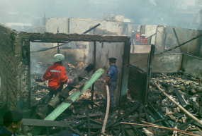 40 Rumah dan 1 Musala Ludes Terbakar