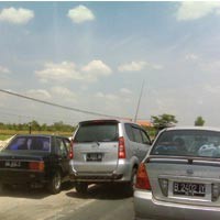 Potensi Kemacetan Terjadi di Pasar Sukodadi Lamongan