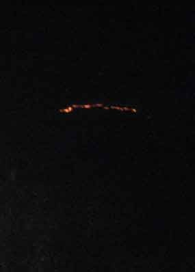 Puncak Gunung Penanggungan Terbakar