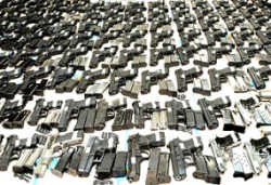 181 Senjata Api Selundupan Disita di Taiwan